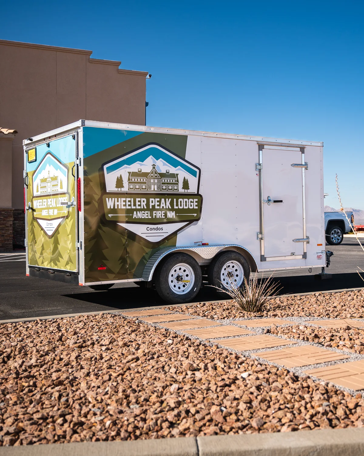 Wheeler Peak Lodge vehicle wrap — REV Designs